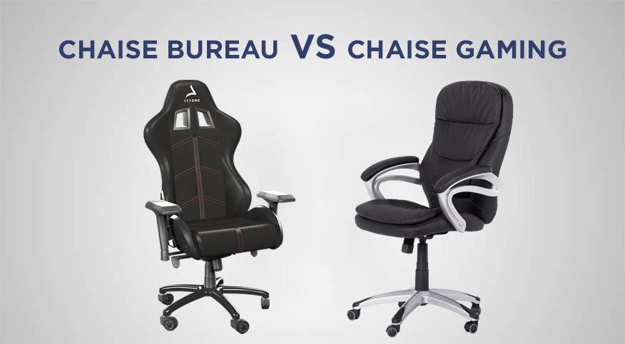 Quelle différence entre une chaise de bureau et une chaise gaming ?