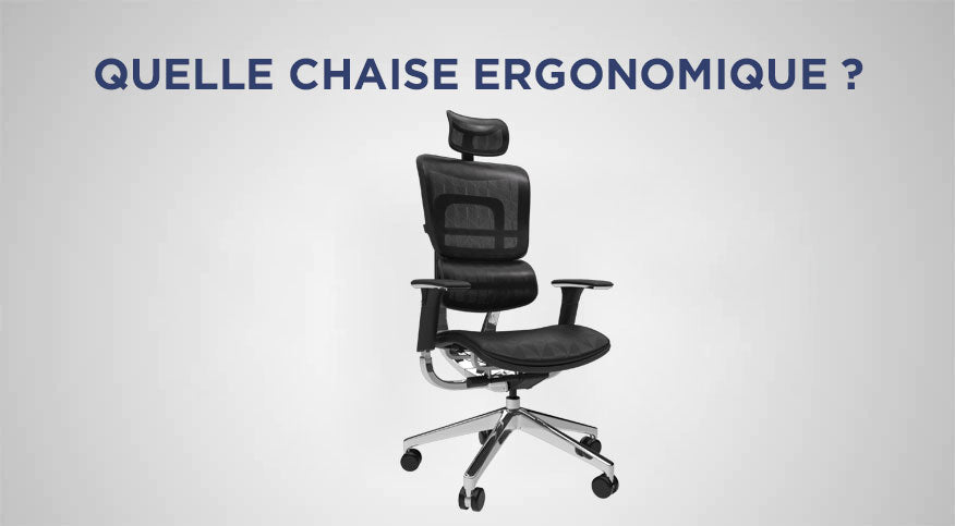 Les critères d'une bonne chaise ergonomique pour le travail de