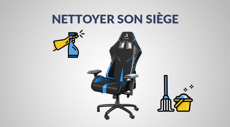 Comment nettoyer et entretenir une chaise gaming ?