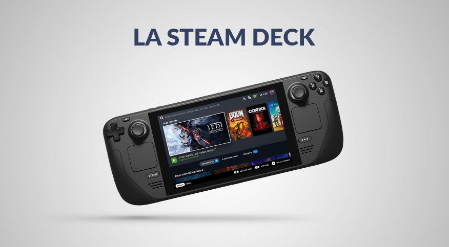 Steam deck, une nouvelle console portable pour jouer à des jeux PC