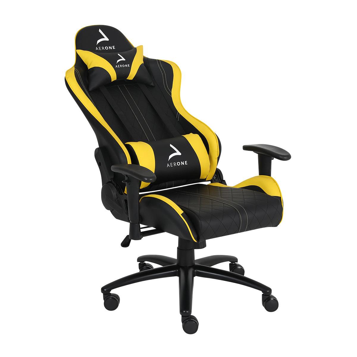 Chaise Gamer Bronze Series Electric Yellow