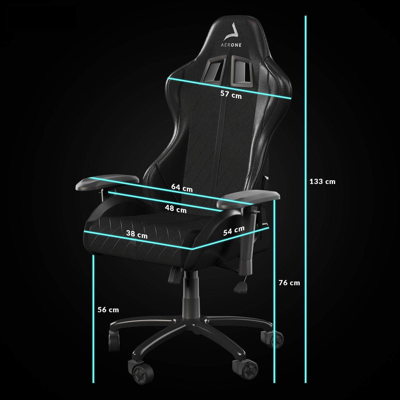 Chaise Gamer Ottone Serie Tissu Grigio Chiaro