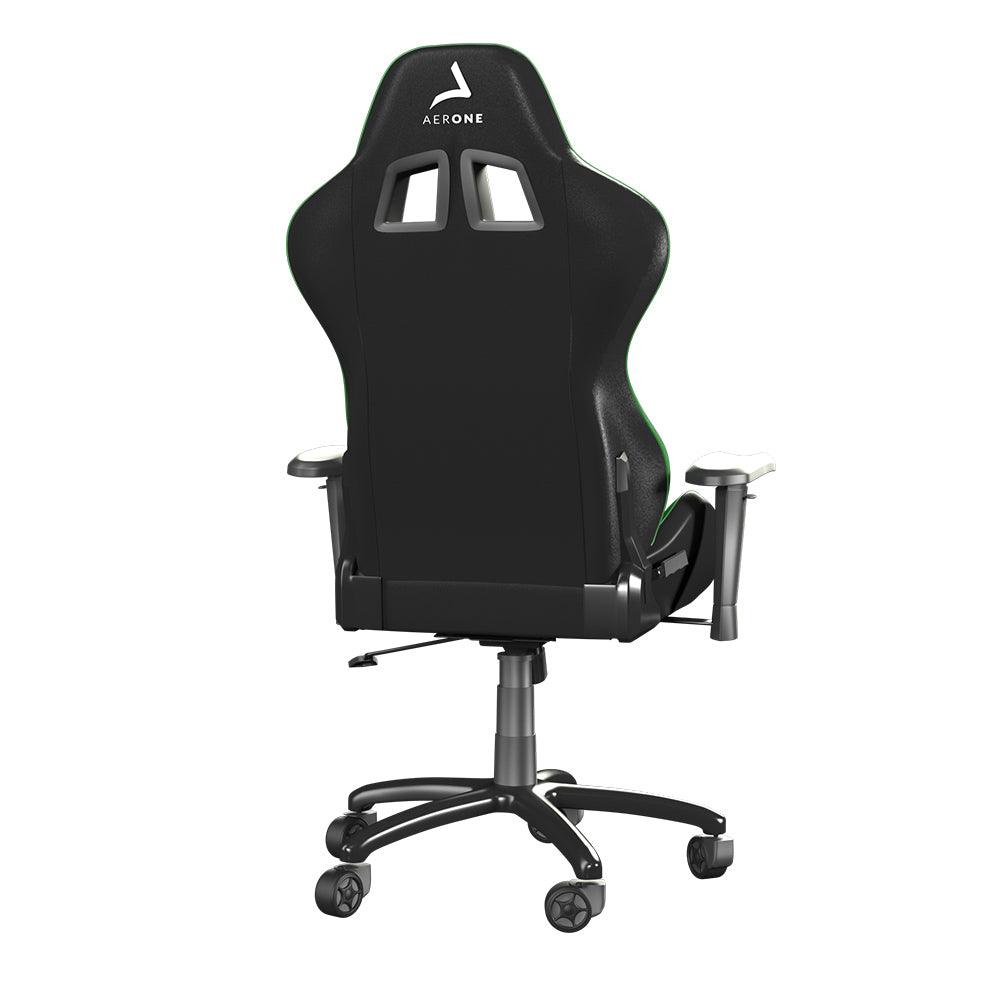 chaise gaming aerone bronze series green grass vert dossier dos arrière siège