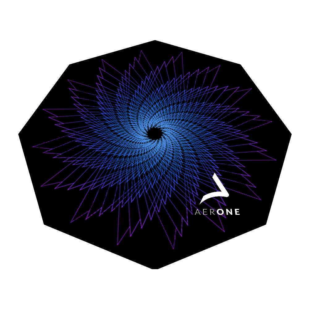 tapis sol aerone blue pour chaise gaming bureau protection