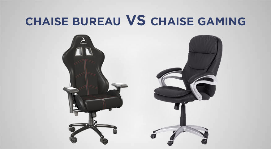 Quelle différence entre une chaise de bureau et une chaise gaming ?