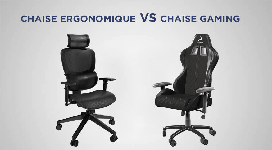 La différence entre une chaise gaming et une chaise ergonomique