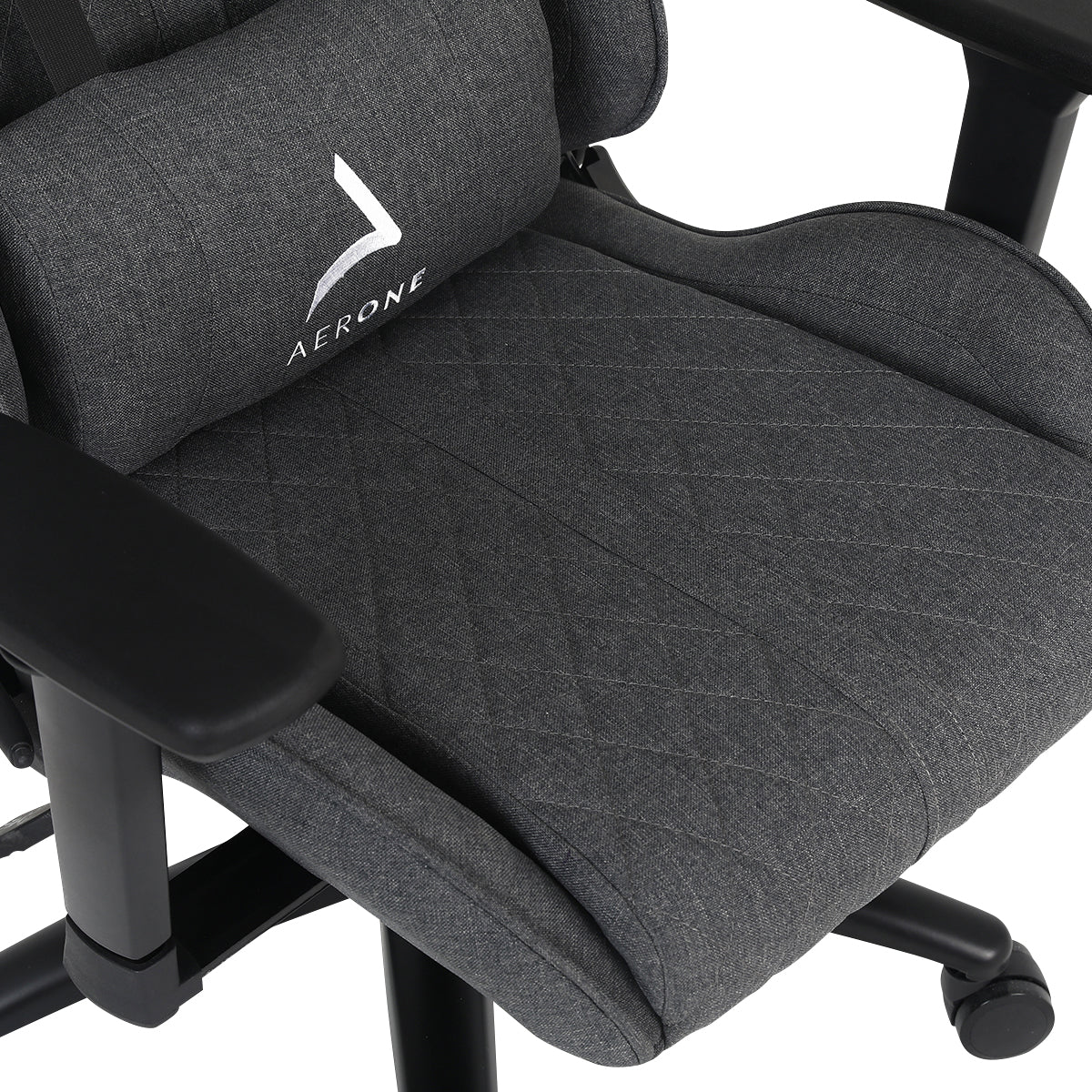 Brass Series Gamer Chair Dark Gray Fabric (Pre-order)