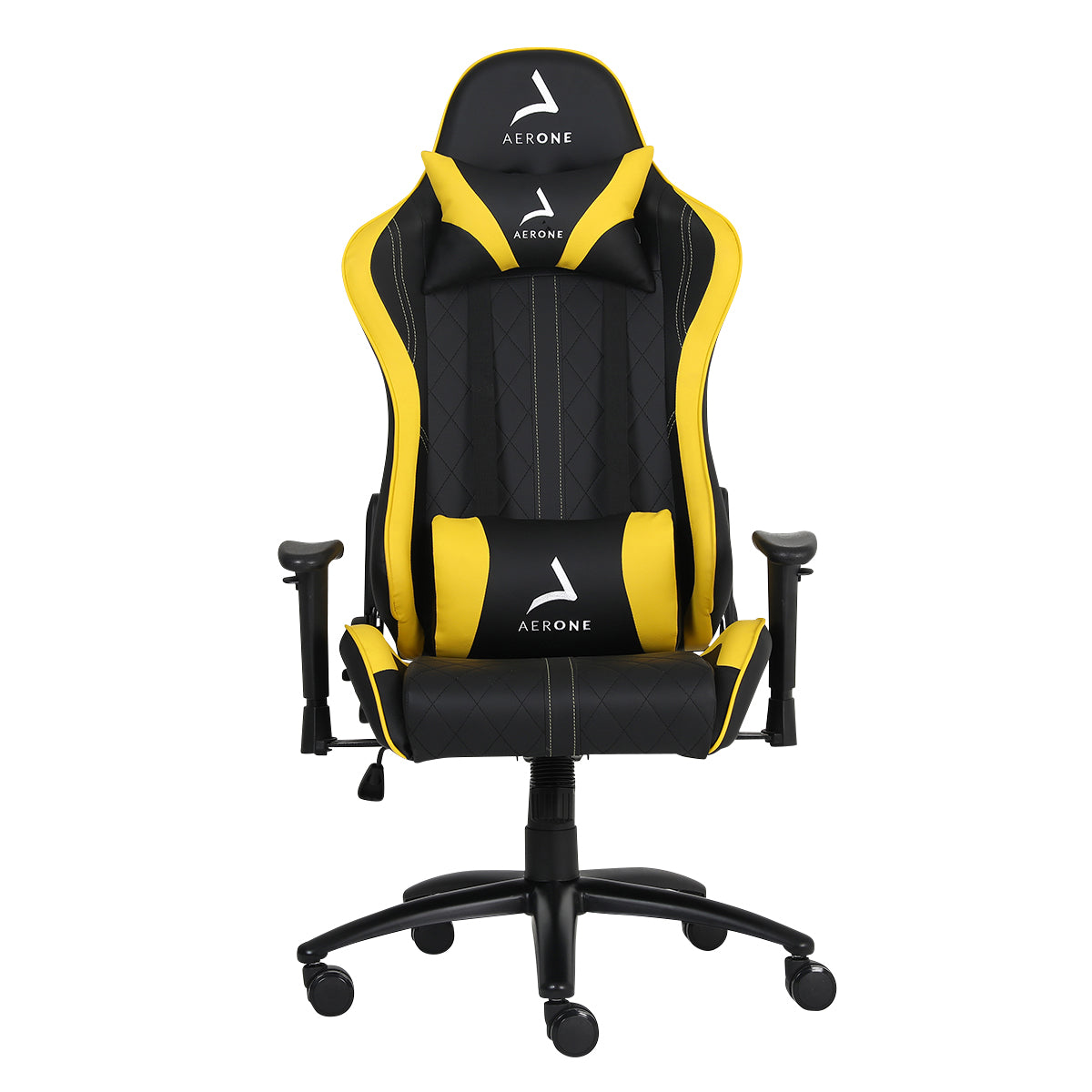 Chaise Gamer Serie Bronce Amarillo Eléctrico