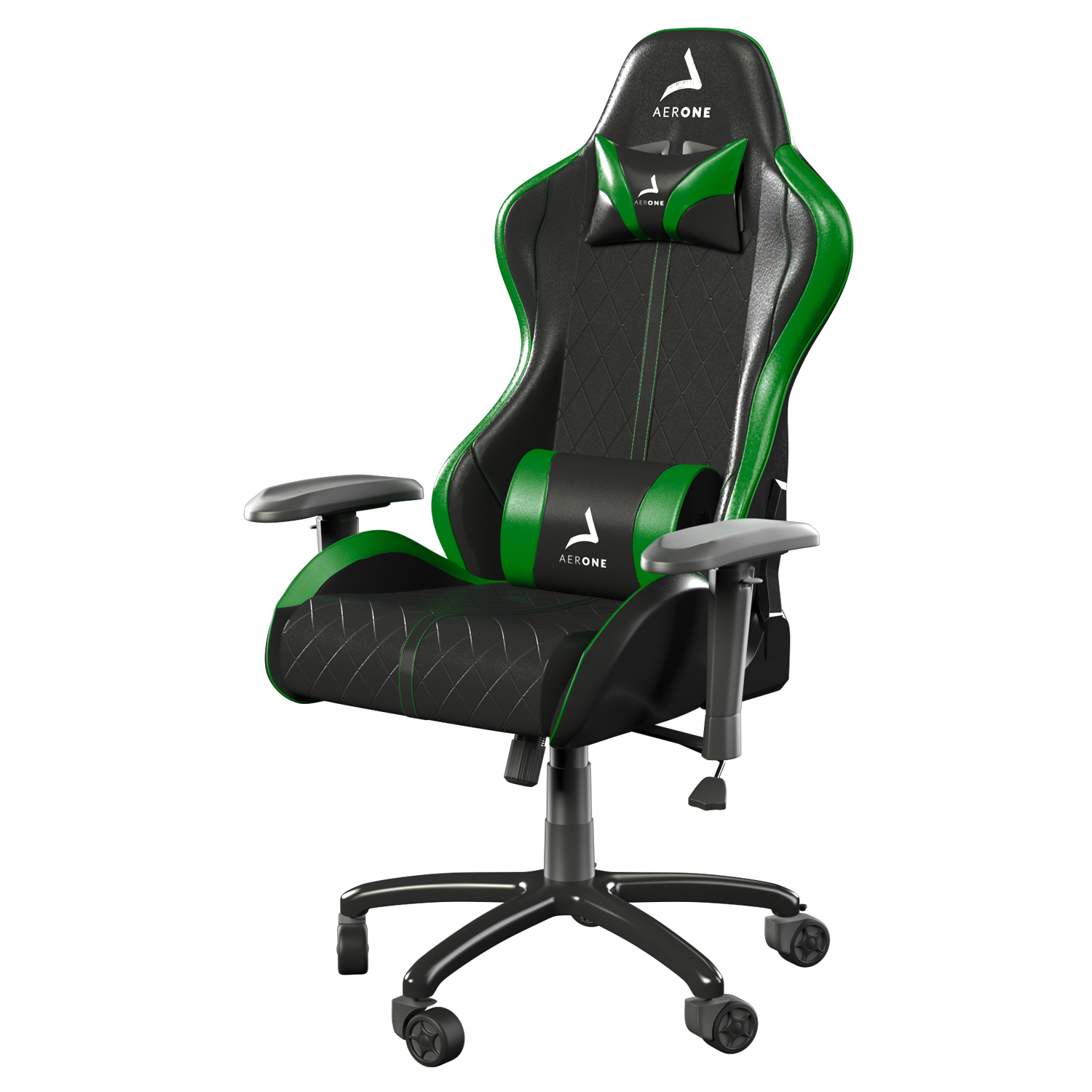Chaise Gamer Serie Bronce Hierba Verde