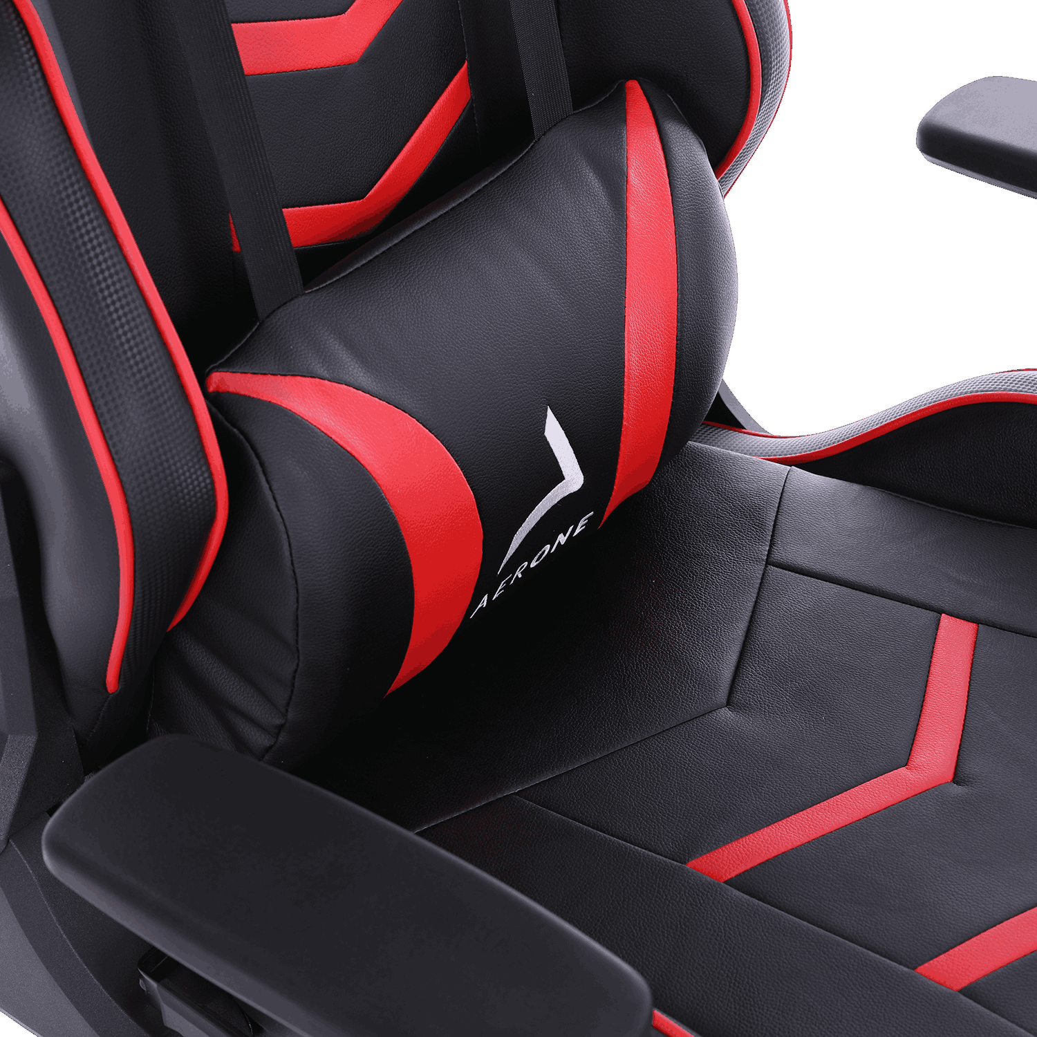 Silver Series Scarlet Red Gaming Chair