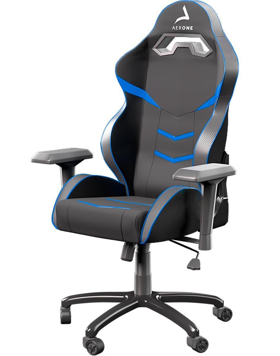 fauteuil gamer bleu silver series Aerone profil